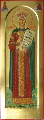 Александра Римская, мерная икона, заказать икону, подарок на крещение